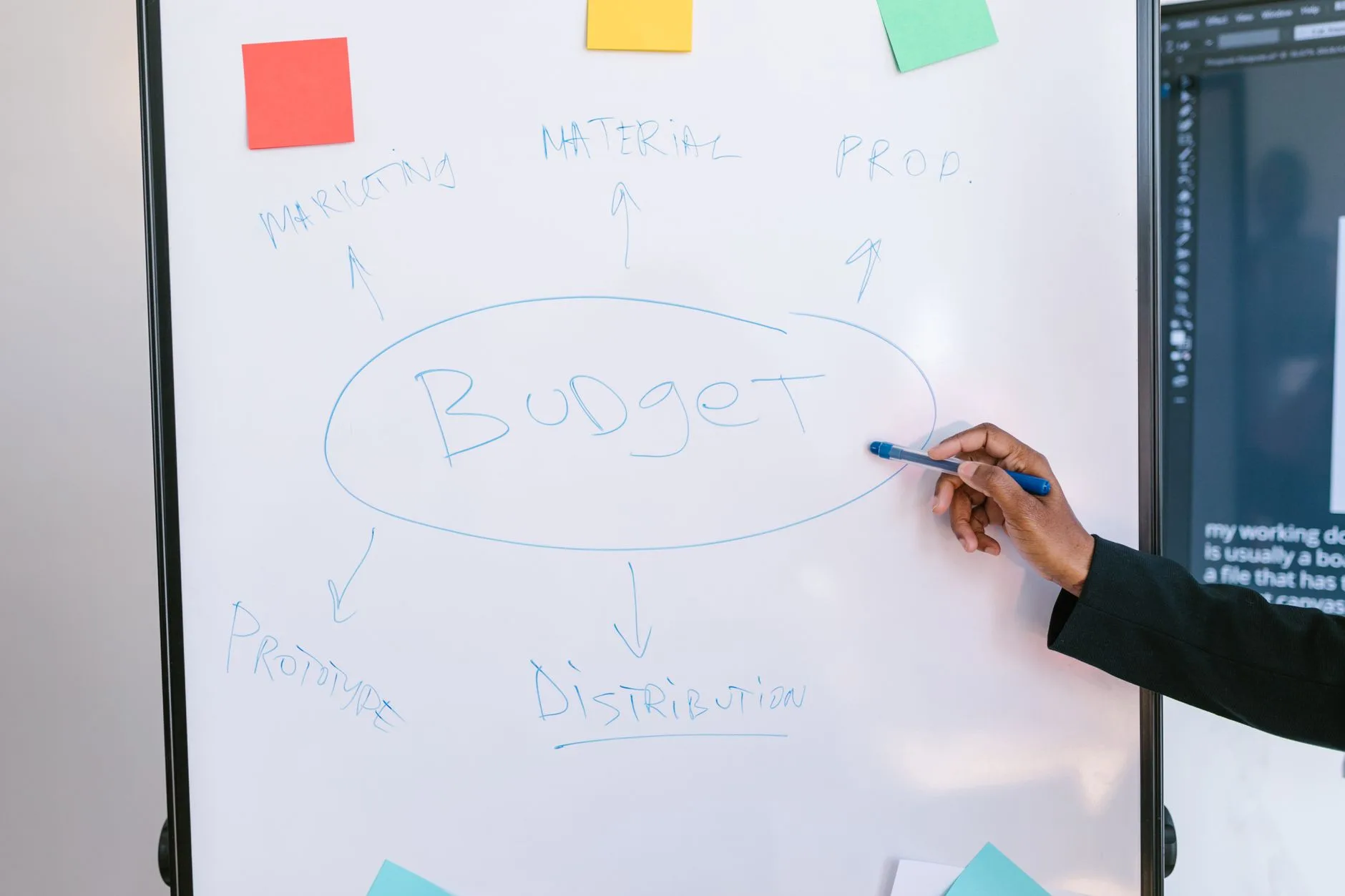 Redefining Your SEO Content Strategy for the AI Era a structured content strategy planning board covered with colorful sticky notes and connection lines
